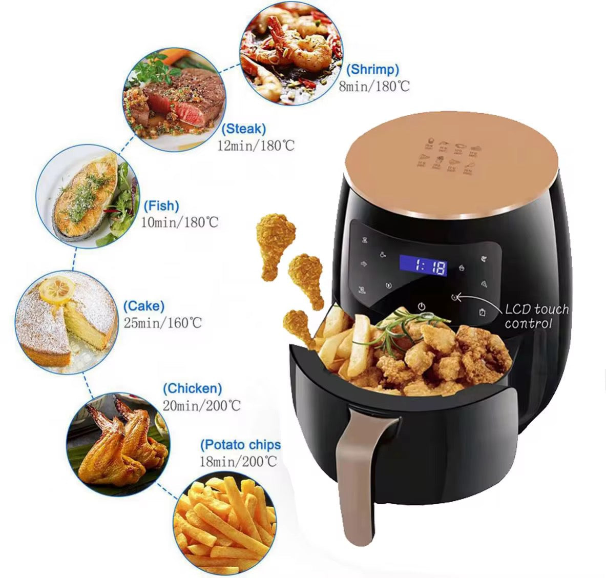 Air Fryer 6 Littres