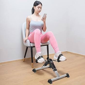 Mini vélo d'exercice à pédales réglable avec affichage numérique